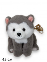 СУМОЧКА СЕРЫЙ ПЕСИК, 45 СМ купить оптом и в розницу СУМОЧКА СЕРЫЙ ПЕСИК, 45 СМ купить оптом и в розницу на базе игрушек